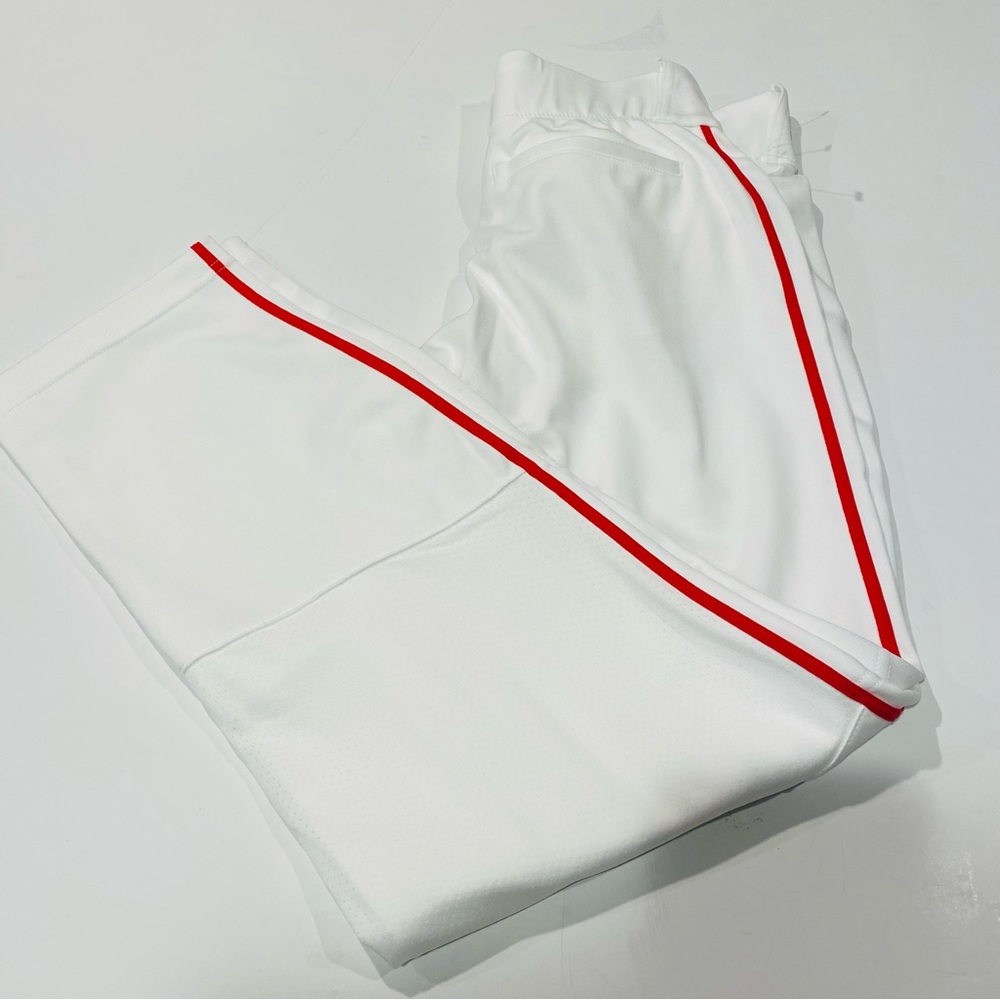 Nike Boys' Vapor Select Piped Baseball Pants White Red BQ6443-103 Size Small - Picture 11 of 11